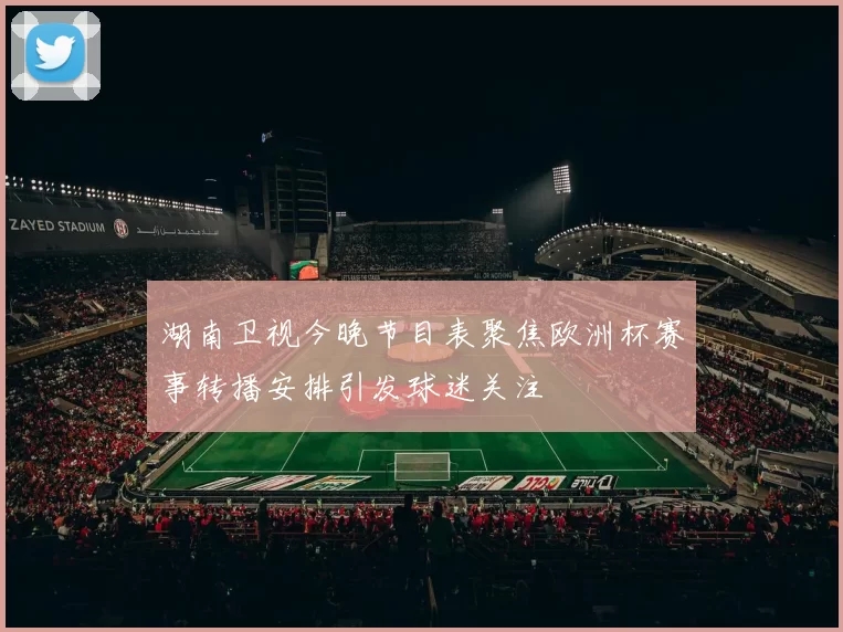 湖南卫视今晚节目表聚焦欧洲杯赛事转播安排引发球迷关注